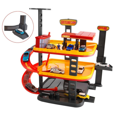 Многоуровневый гараж Скайлайн Teamsterz 1415944